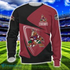 Arizona Coyotes Team 3D T-Shirt Sweatshirt Hoodie Bomber Custom Name Sport Gift For Men And Women Product Photo 3