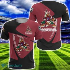 Arizona Coyotes Team 3D T-Shirt Sweatshirt Hoodie Bomber Custom Name Sport Gift For Men And Women Product Photo 5