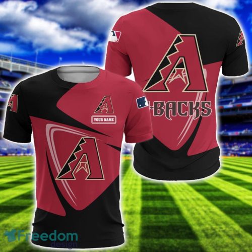 Arizona Diamondbacks Team 3D T-Shirt Sweatshirt Hoodie Bomber Custom Name Sport Gift For Men And Women Product Photo 5