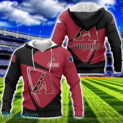 Arizona Diamondbacks Team 3D T-Shirt Sweatshirt Hoodie Bomber Custom Name Sport Gift For Men And Women Product Photo 1