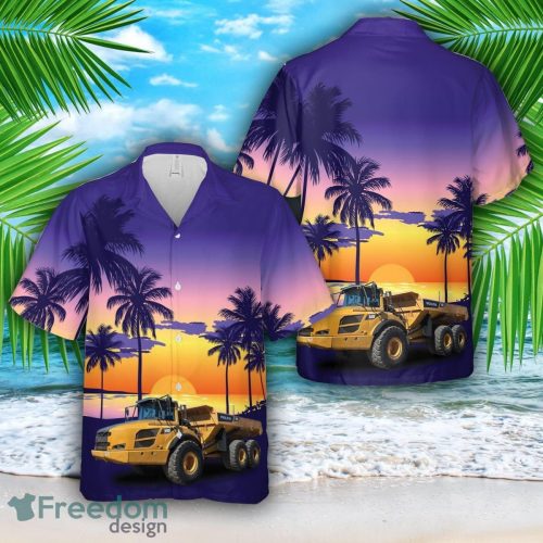 Articulated Dump Truck Hawaiian Shirt Beach Holiday Product Photo 1