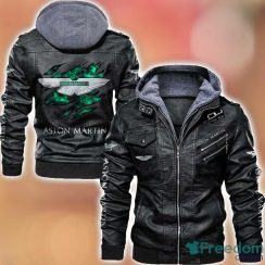 Aston-Martin 2D Leather Jacket Black Brown Corlor Printing Gift For Men Aston-Martin 2D Leather Jacket Black Brown Corlor Printing Gift For Men