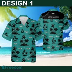 Aston Martin Racing Vacation Wear Hawaiian Shirt Coconut Tree Pattern For Men And Women