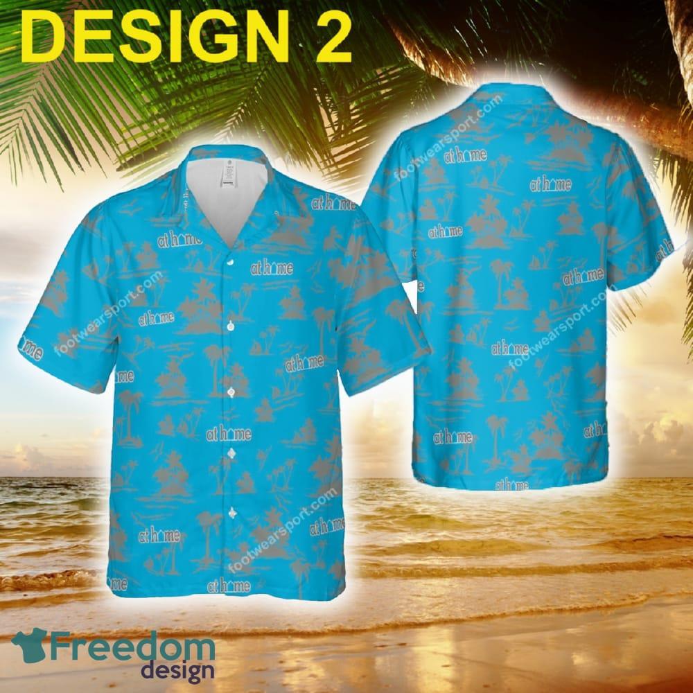 At Home Ocean New AOP Hawaiian Shirt Coconut Tree Pattern Men And Women Gift image At Home Ocean New AOP Hawaiian Shirt Coconut Tree Pattern Men And Women Gift - Brand Style 2 At Home Hawaiian Shirt Coconut Tree Pattern