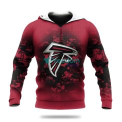 Atlanta Falcons Camouflage Vintage NFL Hoodie 3D All Over Print Keep Warm For Men And Women