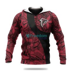 Atlanta Falcons Polynesian NFL Hoodie 3D All Over Print Keep Warm For Men And Women