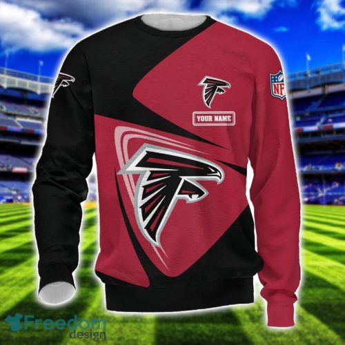 Atlanta Falcons Team 3D T-Shirt Sweatshirt Hoodie Bomber Custom Name Sport Gift For Men And Women Product Photo 3