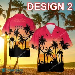 Audi Racing Cruise Logo Aloha Hawaiian Shirt Gift For Fans - Audi Racing Style 2 Hawaiian Shirt Tree Summer