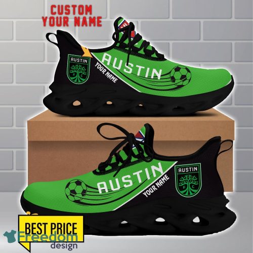 Austin FC Max Soul Shoes Trending Running Sport Shoes For Men Women Custom Name Product Photo 4