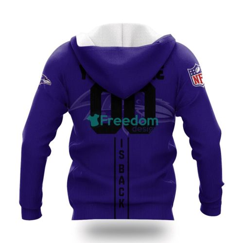 Baltimore Ravens Personalized Football For Fan NFL Hoodie 3D All Over Print Keep Warm For Men And Women Product Photo 2