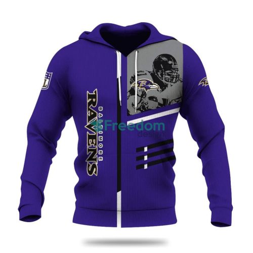 Baltimore Ravens Personalized Football For Fan NFL Hoodie 3D All Over Print Keep Warm For Men And Women Product Photo 1