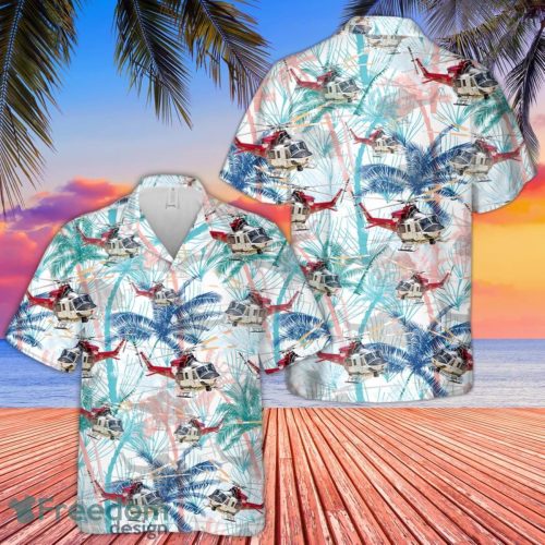 Bell 412EP of the Los Angeles City Fire Department Hawaiian Shirt Unisex For Men And Women Product Photo 1