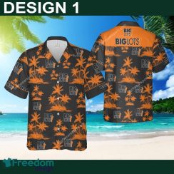 BIG LOTS New Logo Beach Hawaiian Shirt Coconut Tree Pattern For Summer