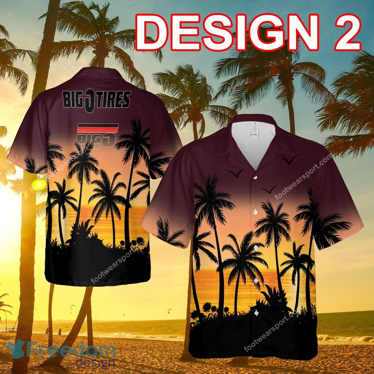 Big O Tires Ocean Brand New AOP Hawaiian Shirt Men And Women Gift image Big O Tires Ocean Brand New AOP Hawaiian Shirt Men And Women Gift - Big O Tires Style 2 Hawaiian Shirt Tree Summer