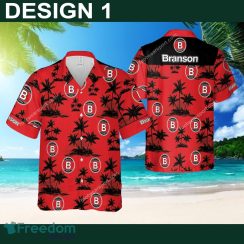 Branson Tractor Top Logo Aloha Hawaiian Shirt Coconut Tree Pattern Gift For Fans Branson Tractor Top Logo Aloha Hawaiian Shirt Coconut Tree Pattern Gift For Fans