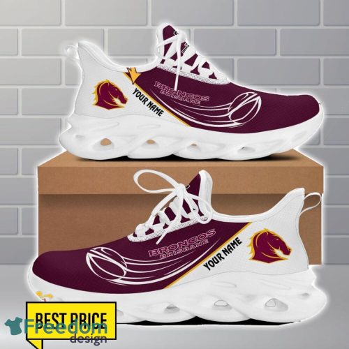 Brisbane Broncos Max Soul Shoes Trending Running Sport Shoes For Men Women Custom Name Product Photo 2