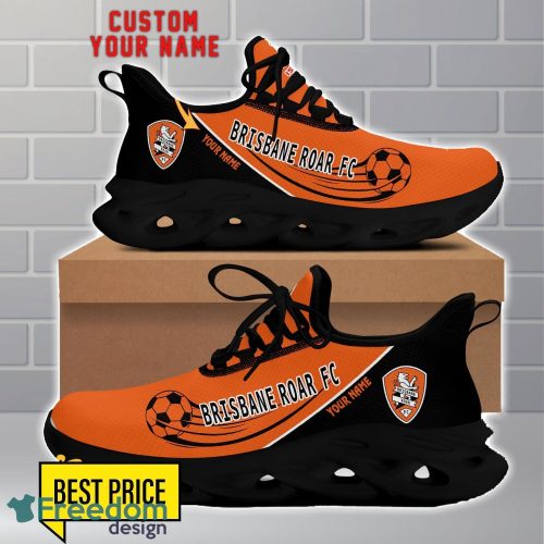 Brisbane Roar FC Max Soul Shoes Trending Running Sport Shoes For Men Women Custom Name Product Photo 4