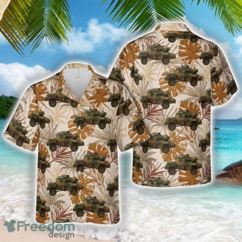 British Army Otter Mk.I, British 23th Armoured Brigade Hawaiian Shirt 3D Printed Shirt Product Photo 1