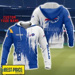 Buffalo Bills 3D All Printed T-Shirt Sweathirt Hoodie Bomber Jacket Personalized Name For Fans