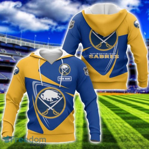 Buffalo Sabres Team 3D T-Shirt Sweatshirt Hoodie Bomber Custom Name Sport Gift For Men And Women Product Photo 1