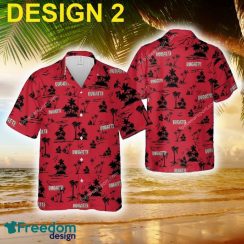 Bugatti Racing Luxury Logo AOP Hawaiian Shirt Coconut Tree Pattern For Summer - Car Style 2 Bugatti Car Racing Hawaiian Shirt Coconut Tree Pattern