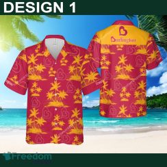 Burlington Designer Logo Beach Hawaiian Shirt Coconut Tree Pattern Men And Women Gift Burlington Designer Logo Beach Hawaiian Shirt Coconut Tree Pattern Men And Women Gift