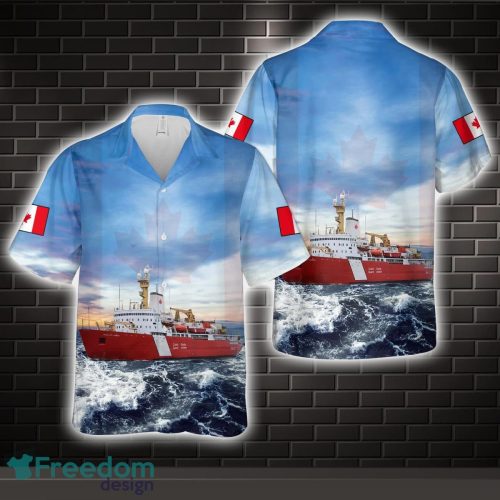 Canadian Coast Guard CCGS Louis S. St-Laurent Hawaiian Shirt Beach Holiday Product Photo 1