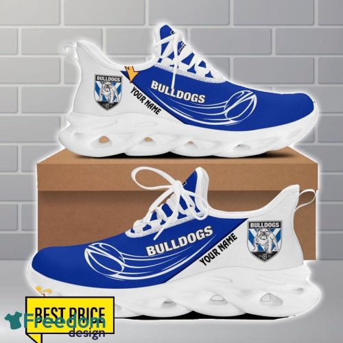 Canterbury Bankstown Bulldogs Max Soul Shoes Trending Running Sport Shoes For Men Women Custom Name Product Photo 2