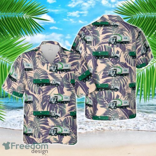 Capital Waste Services Hawaiian Shirt Summer Beach Shirt Product Photo 1