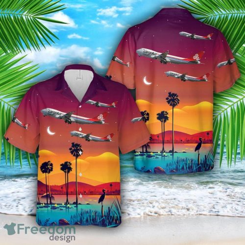 Cargolux Boeing 747 Airplane Hawaiian Shirt Hoilday Gift Product Photo 1