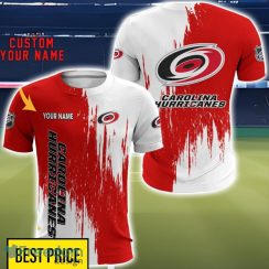 Carolina Hurricanes 3D All Printed T-Shirt Sweathirt Hoodie Bomber Jacket Personalized Name For Fans Product Photo 5