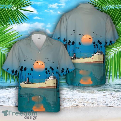 Cement Freighter Alpena Hawaiian Shirt Beach Holiday Product Photo 1