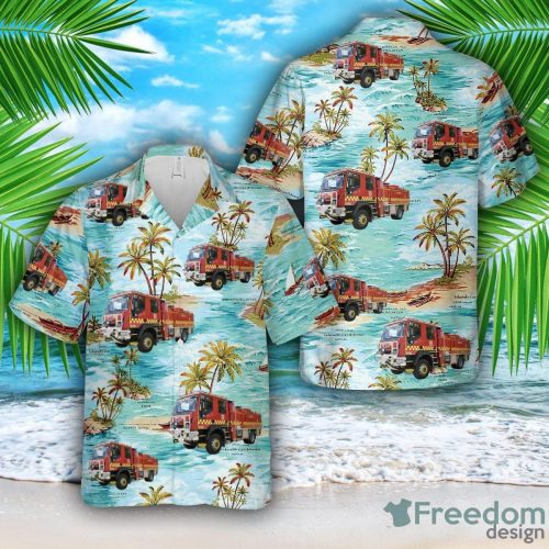 CFA Fire Truck Fleet Hawaiian Shirt Aloha Beach Shirt Product Photo 1