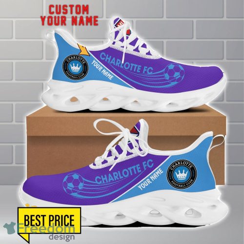 Charlotte FC Max Soul Shoes Trending Running Sport Shoes For Men Women Custom Name Product Photo 2