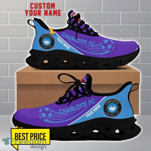 Charlotte FC Max Soul Shoes Trending Running Sport Shoes For Men Women Custom Name Product Photo 4