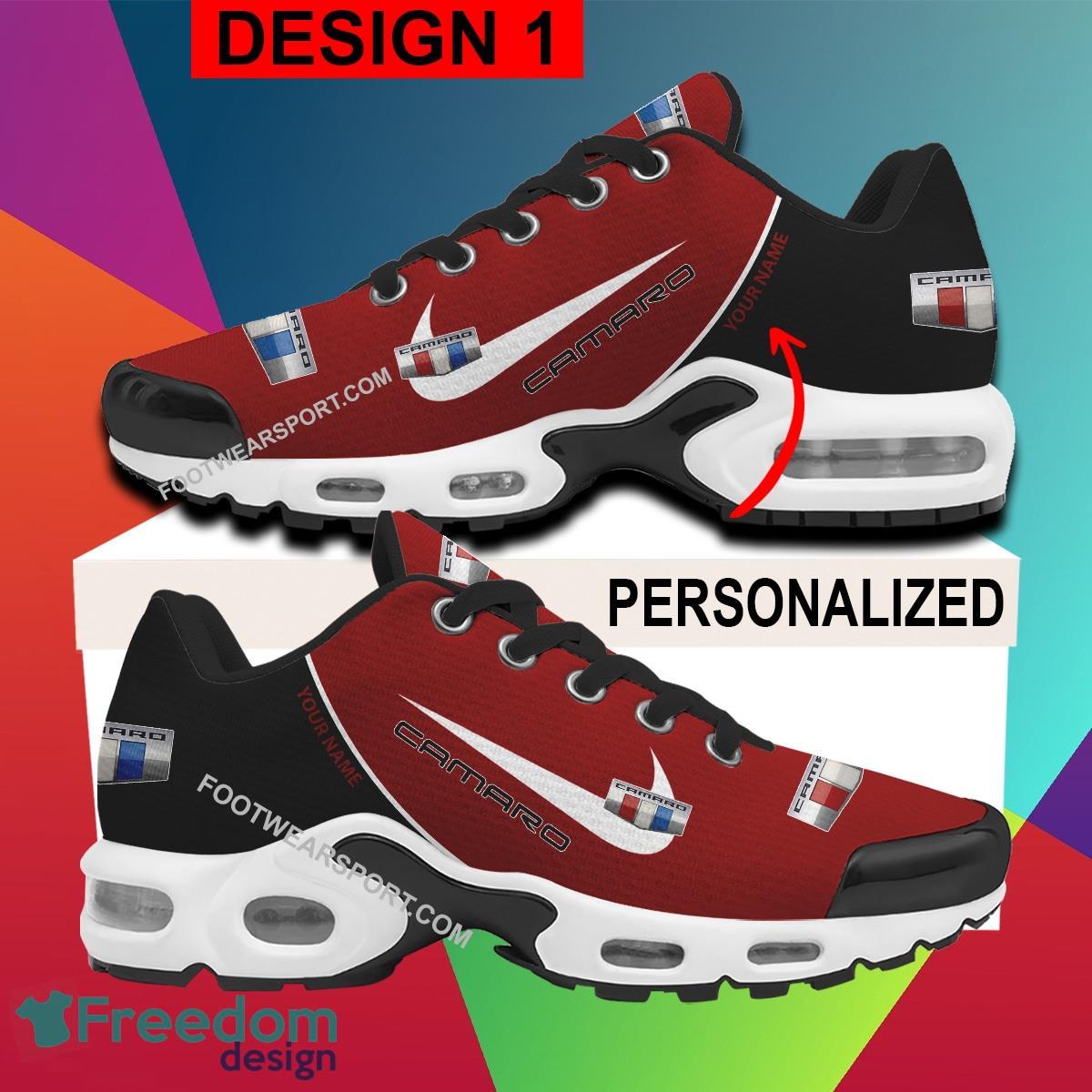 Chevrolet Camaro Car Racing Air Cushion Sport Sneaker New Design Personalized Gift TN Shoes Fans image Chevrolet Camaro Car Racing Air Cushion Sport Sneaker New Design Personalized Gift TN Shoes Fans - Style 1 Chevrolet Camaro Car Racing Air Cushion Sport Shoes Personalized