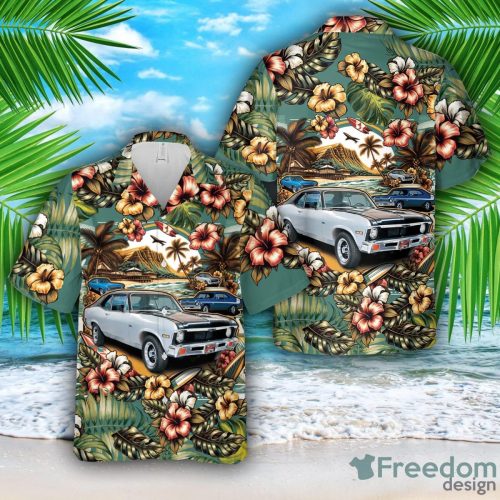 Chevy Nova 1968-1974 Hawaiian Shirt Aloha Beach Shirt Product Photo 1