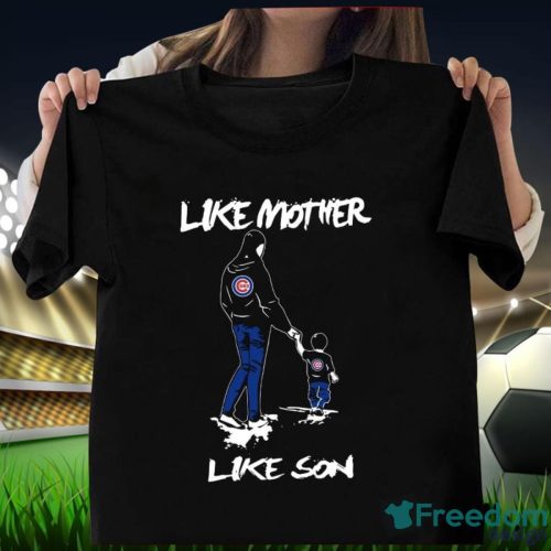 Chicago Cubs Like Mother Like Son Mother's Day T-Shirt Product Photo 1