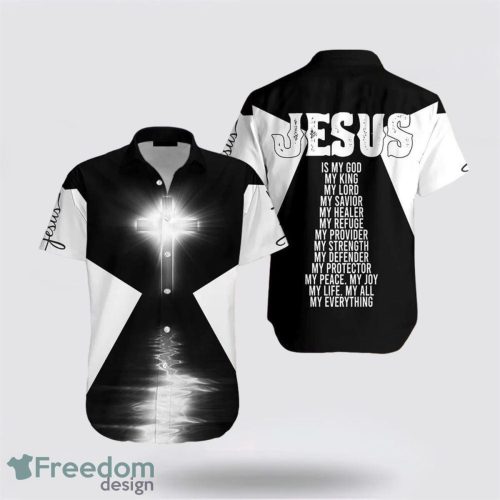 Christian Jesus 3D Printing Summer Beach Shirt Hawaiian Shirts Product Photo 1