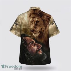 Christian Jesus Lion3D Printing Summer Beach Shirt Hawaiian Shirts For men And Women Product Photo 2