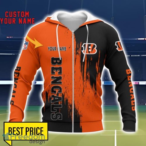 Cincinnati Bengals 3D All Printed T-Shirt Sweathirt Hoodie Bomber Jacket Personalized Name For Fans Product Photo 2