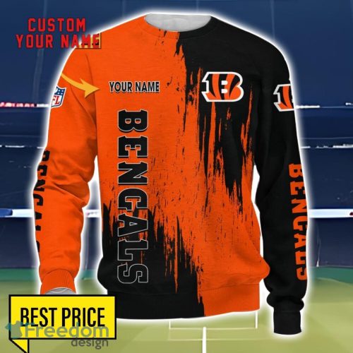 Cincinnati Bengals 3D All Printed T-Shirt Sweathirt Hoodie Bomber Jacket Personalized Name For Fans Product Photo 3