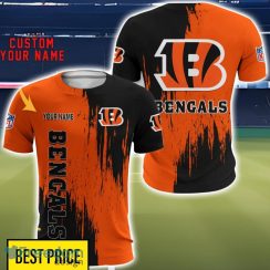 Cincinnati Bengals 3D All Printed T-Shirt Sweathirt Hoodie Bomber Jacket Personalized Name For Fans Product Photo 5