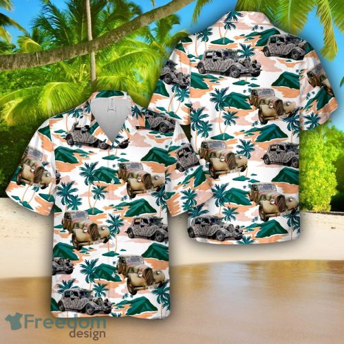 Citroen 11CV Traction staff car WW2 Hawaiian Shirt 3D Printed Shirt Product Photo 1