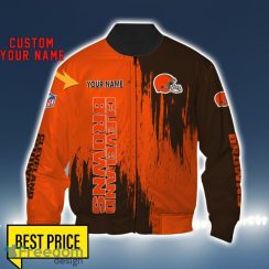 Cleveland Browns 3D All Printed T-Shirt Sweathirt Hoodie Bomber Jacket Personalized Name For Fans Product Photo 4