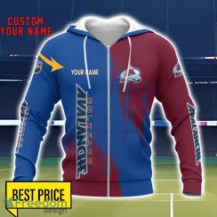 Colorado Avalanche 3D All Printed T-Shirt Sweathirt Hoodie Bomber Jacket Personalized Name For Fans Product Photo 2