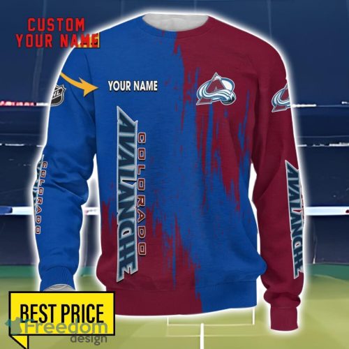 Colorado Avalanche 3D All Printed T-Shirt Sweathirt Hoodie Bomber Jacket Personalized Name For Fans Product Photo 3