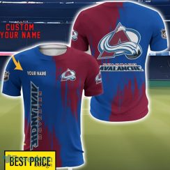 Colorado Avalanche 3D All Printed T-Shirt Sweathirt Hoodie Bomber Jacket Personalized Name For Fans Product Photo 5