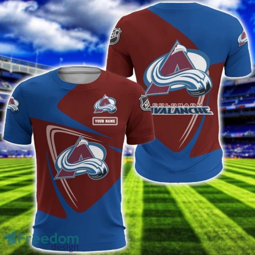 Colorado Avalanche Team 3D T-Shirt Sweatshirt Hoodie Bomber Custom Name Sport Gift For Men And Women Product Photo 5