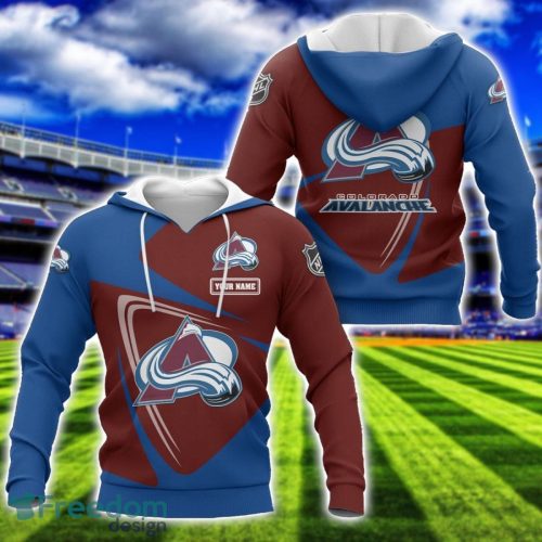 Colorado Avalanche Team 3D T-Shirt Sweatshirt Hoodie Bomber Custom Name Sport Gift For Men And Women Product Photo 1